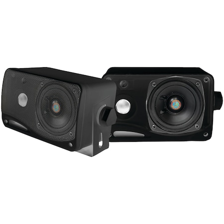 Pyle Hydra Series 3.5" 200W 3-Way Weatherproof Speaker System (Black) PLMR24B